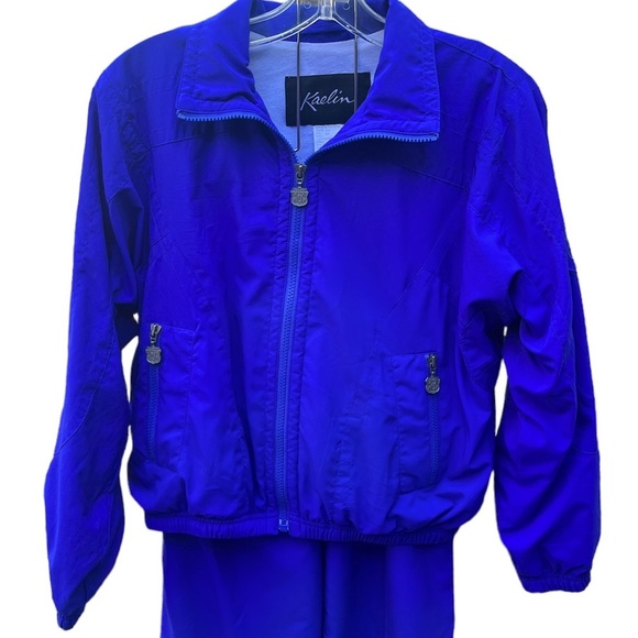 Kaelin 1990's Vintage Track Wind breaker Suit - Size Small - Picture 3 of 13